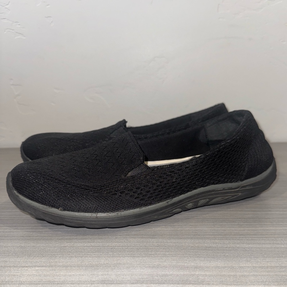 Skechers Shoes Womens 10 Reggae Fest Willow Slip On Black Comfort Low
SN 49244